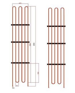 Wandheizung Kupfermodule für Mauerwerk