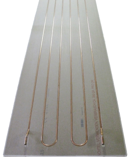 Deckenheizung im Trockenbau